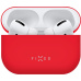 FIXED Silky ultratenké silikonové pouzdro Apple Airpods Pro červené