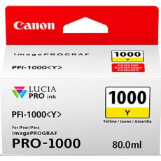 Canon CARTRIDGE PFI-1000Y žlutá pro ImagePROGRAF PRO-1000 (329 str.) Canon CARTRIDGE PFI-1000Y žlutá pro ImagePROGRAF PRO-1000 (329 str.)