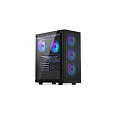 ENDORFY Case Ventum 200 ARGB, Průhledná bočnice, ATX, 4x120mm ARGB Fan, černá