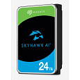 SEAGATE HDD 24TB SKYHAWK AI,, 3,5", SATA 6Gb/s, Cache 512MB, CMR