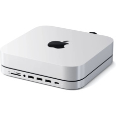 Satechi Aluminium Type-C Stand and Hub for Mac Mini w/ SSD Enclosure stříbrný Satechi Aluminium Type-C Stand and Hub for Mac Mini w/ SSD Enclosure stříbrný