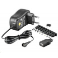 Goobay Univerzální napájecí adaptér 230V/3-12V stejnosměrný 600mA
