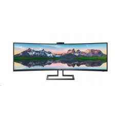 Philips MT VA LED 48,8" 499P9H/00 - VA panel, 5120x1440, 2xHDMI, DP, USB-C, RJ45, repro, nast vyska, zakriven, webcam Philips MT VA LED 48,8" 499P9H/00 - VA panel, 5120x1440, 2xHDMI, DP, USB-C, RJ45, repro, nast vyska, zakriven, webcam