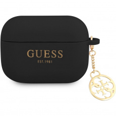 Guess 4G Charm Silikonové Pouzdro pro Airpods Pro černé Guess 4G Charm Silikonové Pouzdro pro Airpods Pro černé