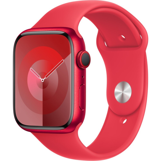 Apple Watch Series 9 Cellular 45mm (PRODUCT)RED hliník s (PRODUCT)RED sportovním řemínkem S/M