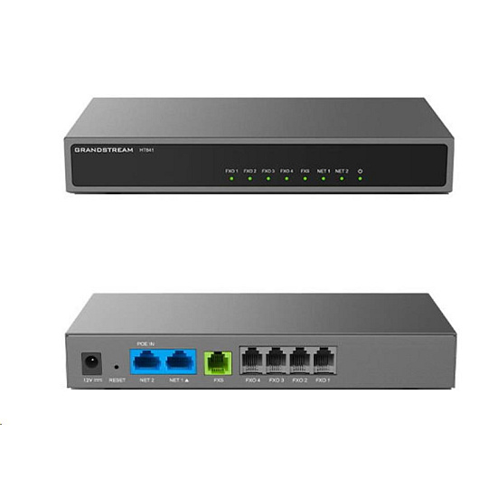 Grandstream HT841 FXO brána, 4xFXO, 1xFXS Grandstream HT841 FXO brána, 4xFXO, 1xFXS