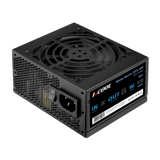 1stCOOL Zdroj White Storm SFX 400 85+, 400W, SFX, černá