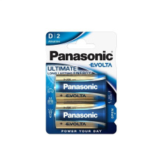 PANASONIC Alkalické baterie EVOLTA Platinum LR20EGE/2BP D 1,5V (Blistr 2ks) PANASONIC Alkalické baterie EVOLTA Platinum LR20EGE/2BP D 1,5V (Blistr 2ks)