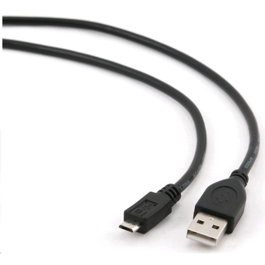 GEMBIRD Kabel USB 2.0 A-Micro B propojovací 0,5m (černý)