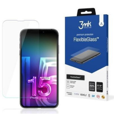 3mk hybridní sklo FlexibleGlass pro Apple iPhone 15 3mk hybridní sklo FlexibleGlass pro Apple iPhone 15
