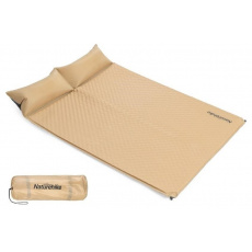 Naturehike dvojitá samonafukovací karimatka s nafukovacími polštáři 2300g - žlutá Naturehike dvojitá samonafukovací karimatka s nafukovacími polštáři 2300g - žlutá