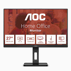 AOC MT IPS LCD WLED 27" 27E3QAF - IPS panel, 1920x1080, D-Sub, HDMI, DP, repro, pivot