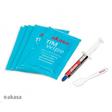 AKASA čistící ubrousky AK-TCW-03, set 5 ubrousků + 1x 5g AK-455, vhlčené, citrus, pro čištění procesorů, graf. karet AKASA čistící ubrousky AK-TCW-03, set 5 ubrousků + 1x 5g AK-455, vhlčené, citrus, pro čištění procesorů, graf. karet
