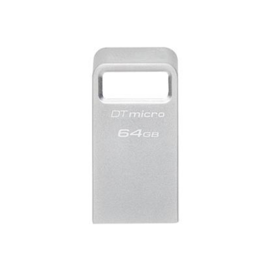 Kingston Flash Disk 64GB DataTraveler Micro 200MB/s Metal USB 3.2 Gen 1