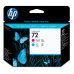 HP 72 Magenta + Cyan DJ Printhead, C9383A
