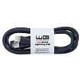 WG - Datový kabel Lightning na USB-A, 1 metr, černá