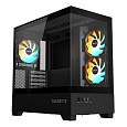 GIGABYTE case GB-C201P, Mid tower, 2xUSB 3.0, 3x 120mm ARGB Fan, černá