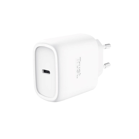 TRUST GaN Nabíječka MAXO 45W, USB-C, pro Apple, bílá TRUST GaN Nabíječka MAXO 45W, USB-C, pro Apple, bílá