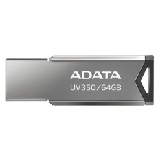 ADATA Flash Disk 64GB UV350, USB 3.2 , kovový šedá