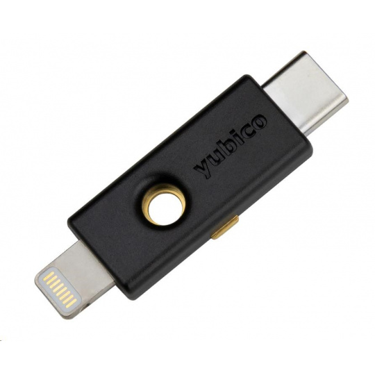 YubiKey 5Ci - USB-C + Lightning, klíč/token s vícefaktorovou autentizaci, podpora OpenPGP a Smart Card (2FA) YubiKey 5Ci - USB-C + Lightning, klíč/token s vícefaktorovou autentizaci, podpora OpenPGP a Smart Card (2FA)