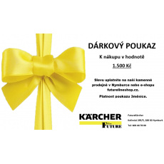 Dárkový poukaz v hodnotě 1.500,-Kč Dárkový poukaz v hodnotě 1.500,-Kč