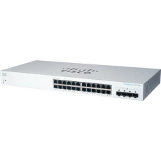Cisco switch CBS220-24T-4G, 24xGbE RJ45, 4xSFP, fanless - REFRESH Cisco switch CBS220-24T-4G, 24xGbE RJ45, 4xSFP, fanless - REFRESH