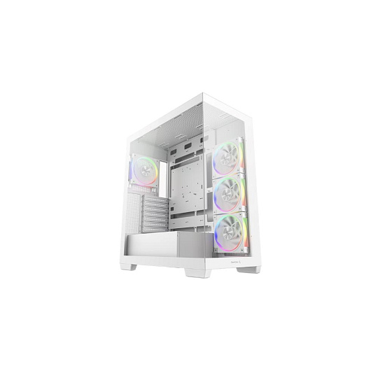 DEEPCOOL Case CG580 4F V2 WH, ATX, Průhledná bočnice, 4x120mm ARGB, bílá