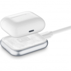 Cellularline Power Base bezdrátová nabíječka Apple Airpods/Airpods Pro bílá Cellularline Power Base bezdrátová nabíječka Apple Airpods/Airpods Pro bílá
