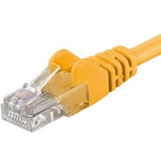 PremiumCord Patch kabel UTP RJ45-RJ45 CAT6 7m žlutá PremiumCord Patch kabel UTP RJ45-RJ45 CAT6 7m žlutá