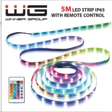 WG - LED pásek WG14, 5 metrů, s ovladačem, IP 65, USB-A WG - LED pásek WG14, 5 metrů, s ovladačem, IP 65, USB-A