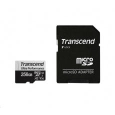 TRANSCEND MicroSDXC karta 128GB 340S, UHS-I U3 A2 Ultra Performace 160/125 MB/s