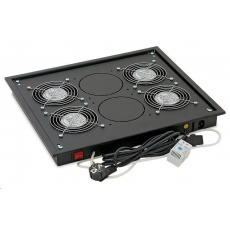 TRITON Ventilační jednotka horní (spodní), 4 ventilátory-230V/60W, termostat, šedá TRITON Ventilační jednotka horní (spodní), 4 ventilátory-230V/60W, termostat, šedá