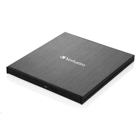 VERBATIM externí mechanika Ultra HD 4K Blu-ray External Slimline Writer (USB 3.1, USB-C) + zdarma 25GB médium