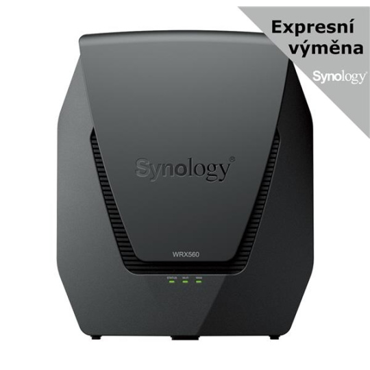 Synology WRX560 2,4GHz / 5GHz AX (4C/1,4GHz/512MBRAM/1xUSB3.2Gen1/1xGbEWAN,1x2,5GbEWAN/1x2,5GbELAN,3xGbE)